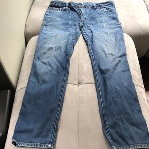 Men’s Reverse able blue jeans by Salas